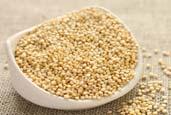 Cereal Grains Quinoa (Group H) Dry Unit, Portion: 13.2 Servings: 7.6 1 lb dry = about 2-1/2 cups dry or 2.