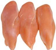 Chicken, Boneless Breasts or Thighs Fresh or frozen, Skinless Unit, Portion: 5.6 Servings: 18 2 oz.