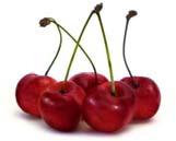 Cherries, Sweet, fresh Whole, with pits Unit, Portion: 4.25 Servings: 23.6 1 lb AP = 0.98 lb ready-to-serve cherries with pits or 0.