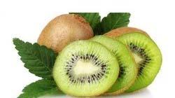 Kiwi, fresh 33-39 Count Whole Unit, Portion: 5.4 Servings: 18.6 ½ cup unpeeled fruit halves (about 2 halves or ¾ of a whole kiwi) 1 lb AP = 0.