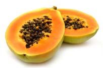 Papaya, fresh Whole Unit, Portion: 4.3 Servings: 23.4 1 lb AP = about 0.