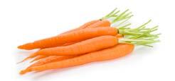 Carrots, fresh Without tops Number of Unit, Portion: 4.08 Servings: 24.6 ½ cup cooked, drained sliced vegetable (5/16-inch slices) 1 lb AP = 0.