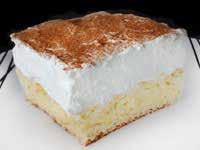 TRES LECHES CAKE Let their taste buds explore Hispanic tradition! Evaporated and sweetened condensed milk make this favorite the perfect blend of sweet and creamy. Preheat oven to 325 degrees F.