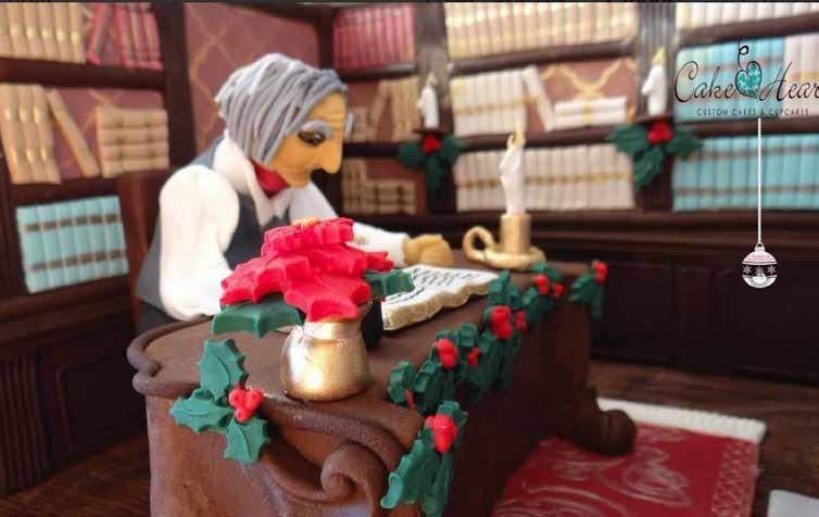 Mansion office with Scrooge: Tanya Halas, Cake Heart https://www.facebook.
