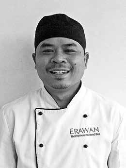 MEET CHEF NOOM Group Executive Chef Withun Promtu otherwise known as Noom joined the Erawan team in 2012 and manages the existing Erawan operations in Cape Town.