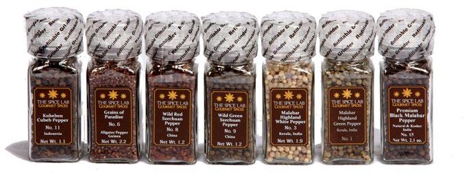 Salt & Pepper Grinders Our spices are imported, inspected, cleaned, processed, packed and shipped under U.S. Federal regulations and applicable food safety laws.