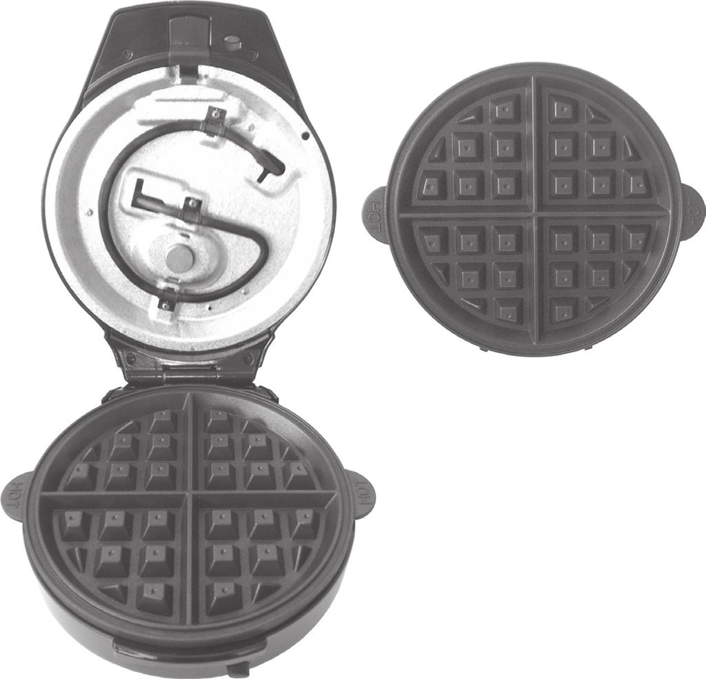 GETTING TO KNOW YOUR WAFFLE MAKER 1 3 2 4 5 6 6 5 7 6 8 8 2 1. Heat-resistant Handle 2.