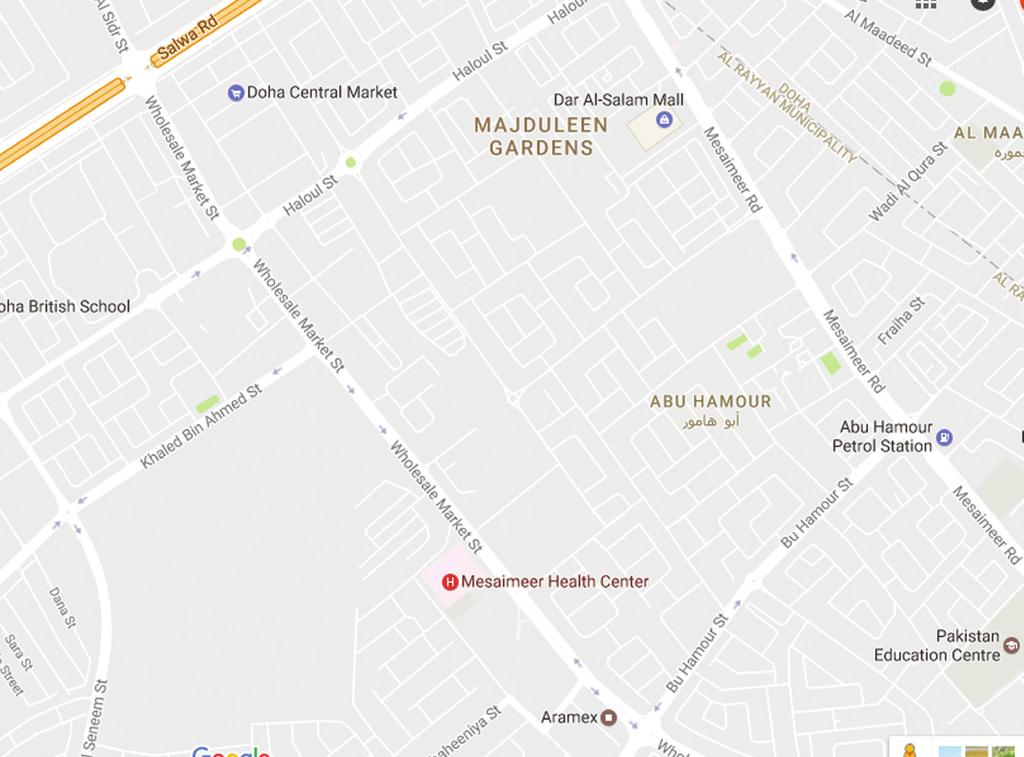 Our Location Contact Us موقعنا