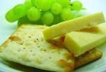 of cheese celery & grapes served with biscuits Strawberry gateaux served with whipped