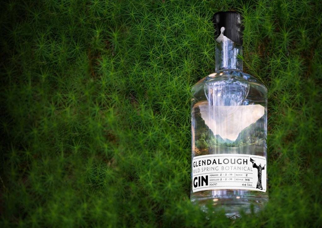 Wild about Wicklow We make it with a base of 11 regular gin ingredients and then add 10 or 15 more of whatever is good and growing wild in the mountains around the distillery.