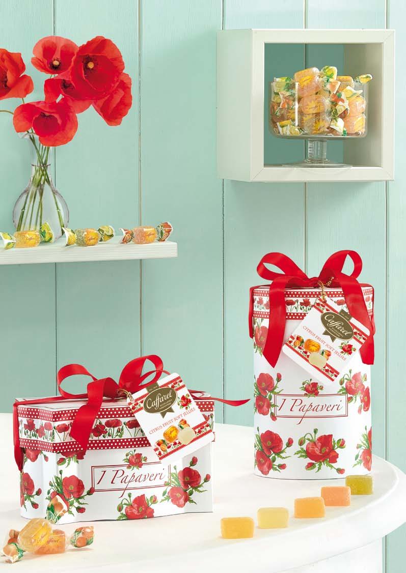 POPPIES Code 089105 POPPIES GIFT BOX New refined gift box with a red
