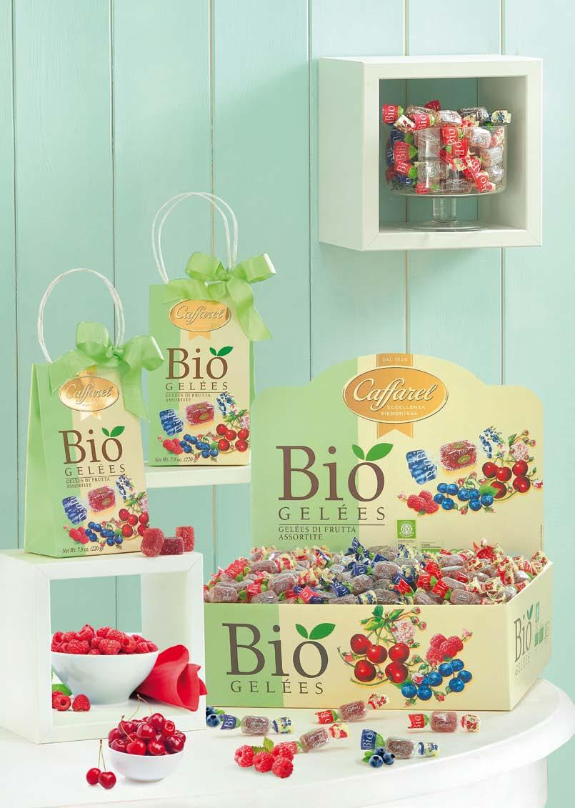 ORGANIC FRUIT JELLIES GIFT BAG Elegant gift bag containing delicious Organic Fruit Jellies: perfect