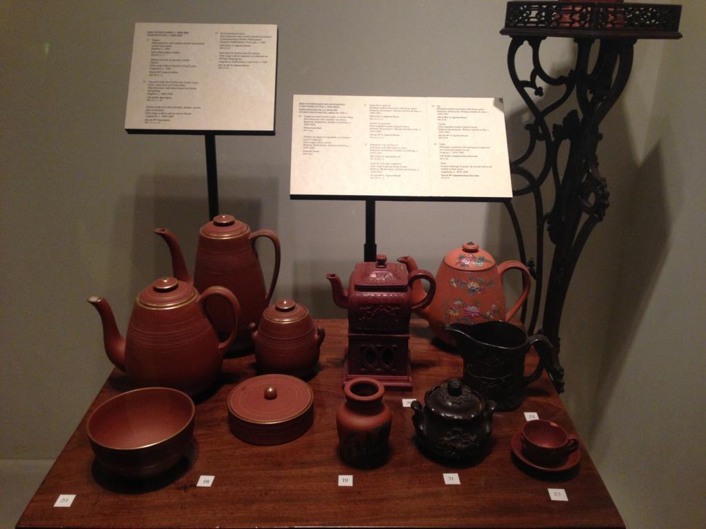 fine hard red stonewares from Yixing in China during the last decades of the 1600s when Chinese merchants placed red stoneware teapots in cases of tea (Figure 1).