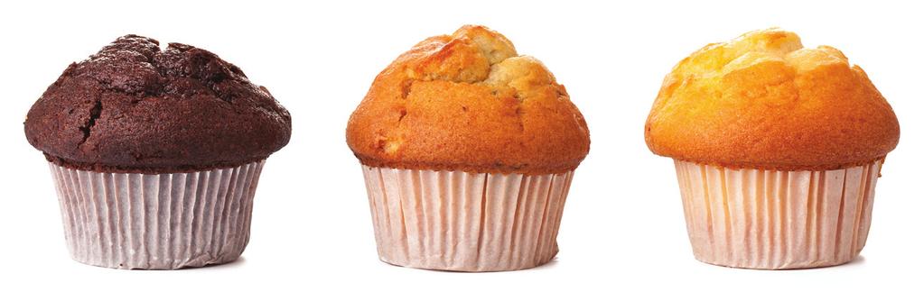 Next, measure out the following quantities: 1 Red spoonful of icing 1 Orange cup of whipped cream 1 Yellow cup of raspberries Add a layer of whipped cream to the bottom half of the muffin, followed
