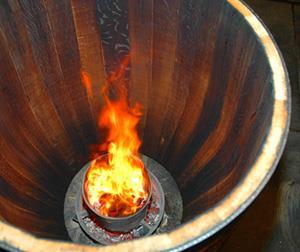 Barrel is not set on fire Takes 30-50 minutes Creates