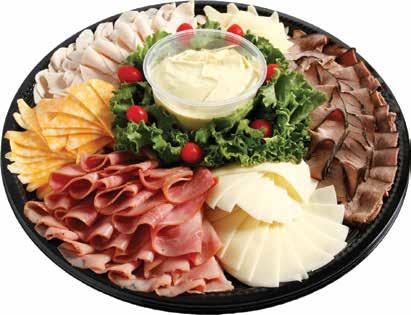 Meat & Cheese Tray Our most popular deli meats and cheeses on one tray.