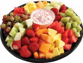 Fruits & Vegetables Fresh Fruit Tray The freshest seasonal fruits come together including watermelon,