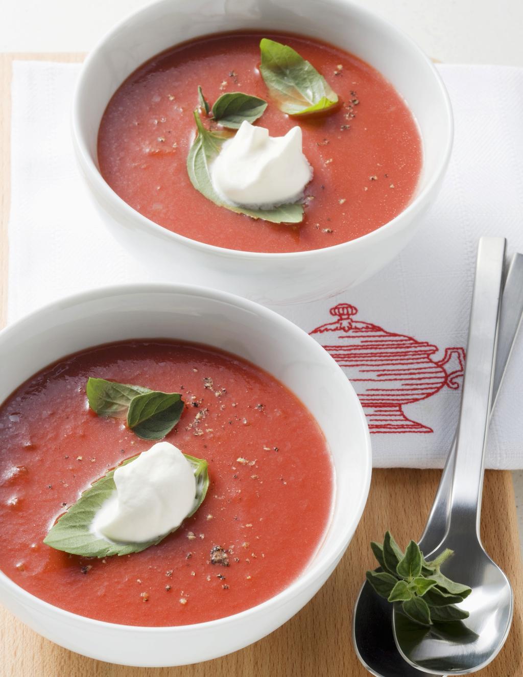 winter tomato soup Ingred ient s 2 medium yellow onions ½ cup unsalted butter 28 oz crushed tomatoes, Italian style ½ cup vermouth, or dry white wine 1 tbsp. sugar 1 tsp. tarragon 2 tsp.