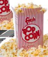 Popcorn Bag 85 oz. Popcorn Bag $7.50/50 $12.50/50 $125.