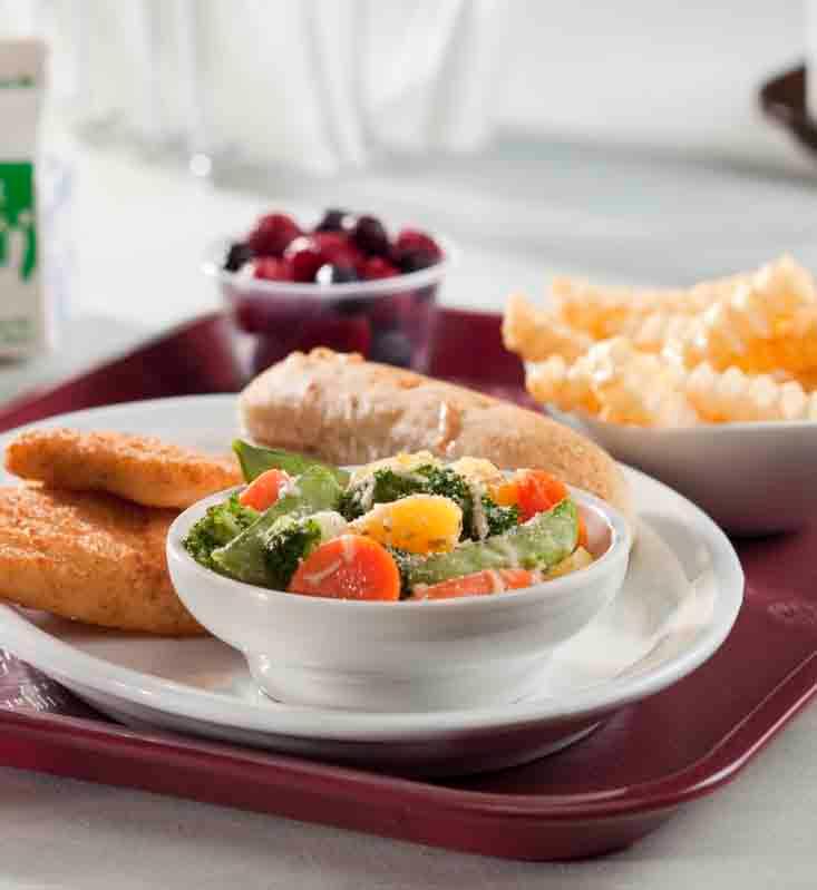 K-12 Meal Planning WEEK ONE Meal 2: Fish, Fries & Herb Crusted Vegetables Featuring: Simplot Oven-Roasted ½" Crinkle Cut Fries Simplot Culinary Select Sonoma Vegetable Blend Simplot Classic IQF