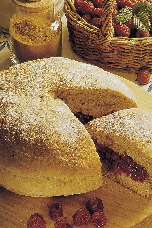 30 > HOME BAKING savory and sweet breads > 31 easy berry bread Cooking time: 35 minutes - Preparation time: 25 minutes 1.Sift flour, mixed spice and baking together into a bowl.