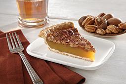 Southern Pecan Pie Pre-baked Naturally sweet filling topped wall-to-wall with delicious pecan halves.