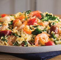 GARLIC SHRIMP RISOTTO Servings: 4 Prep Time: 10 minutes Cook Time: 15 minutes INGREDIENTS 3 tbsp. (45 ml) olive oil, divided 1 lb.