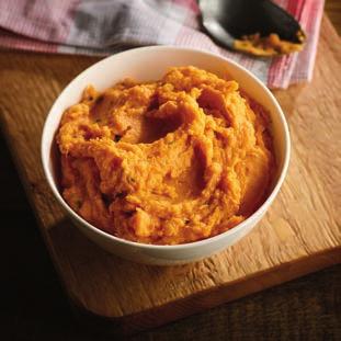 SWEET POTATO MASH Servings: 6 Prep Time: 5 minutes Cook Time: 20 minutes INGREDIENTS 1½ lbs.
