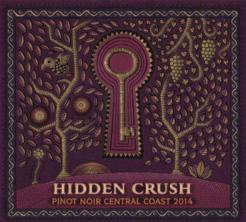 followed by the Collotype Labels North American Wine and Spirits Hidden Crush, 2014 Pinot Noir