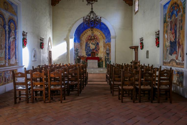 Accommodates up to 180 guests 2,213 square feet Chapel Although our permit does not allow us to hold weddings at the Castello, we do have a beautiful Chapel.
