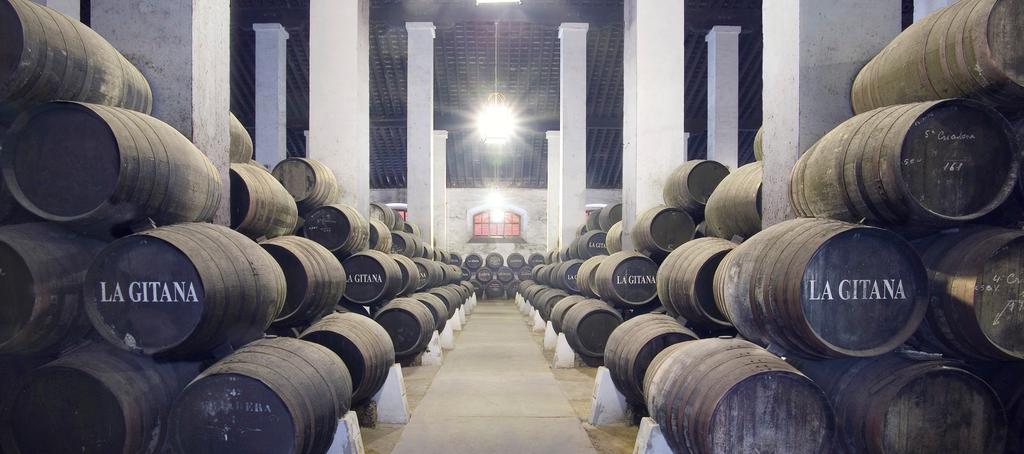 OUR FACILITIES THE BODEGAS in Sanlúcar de Barrameda Our company has two Cathedral style wineries, San Luis and San Fermin, located in the lower part of Sanlucar where the flor has the best living