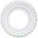 Catering Disposables 161 DISPOSABLE TABLEWARE PLATES / MENU PLATES / PAPERBOARD BOWL HUHTAMAKI 1. DINER PLATE DUET 100 pieces 2061057 2.