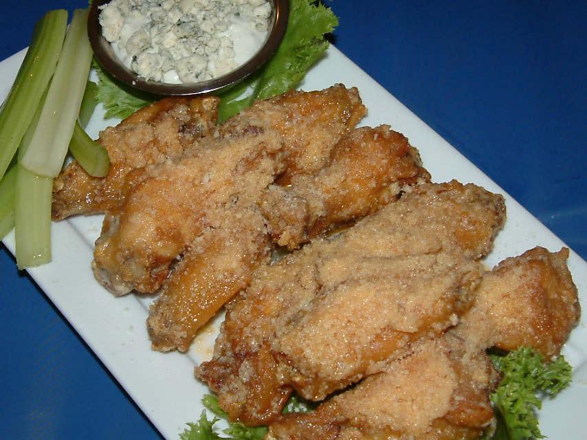 Appetizers Wings Flavor choices: Buffalo BBQ Sweet Thai Chili Inferno Garlic Parmesan Teriyaki Choice of side of ranch, honey mustard or bleu cheese dressing. 20 Wings - 16.29 10 Wings - 8.