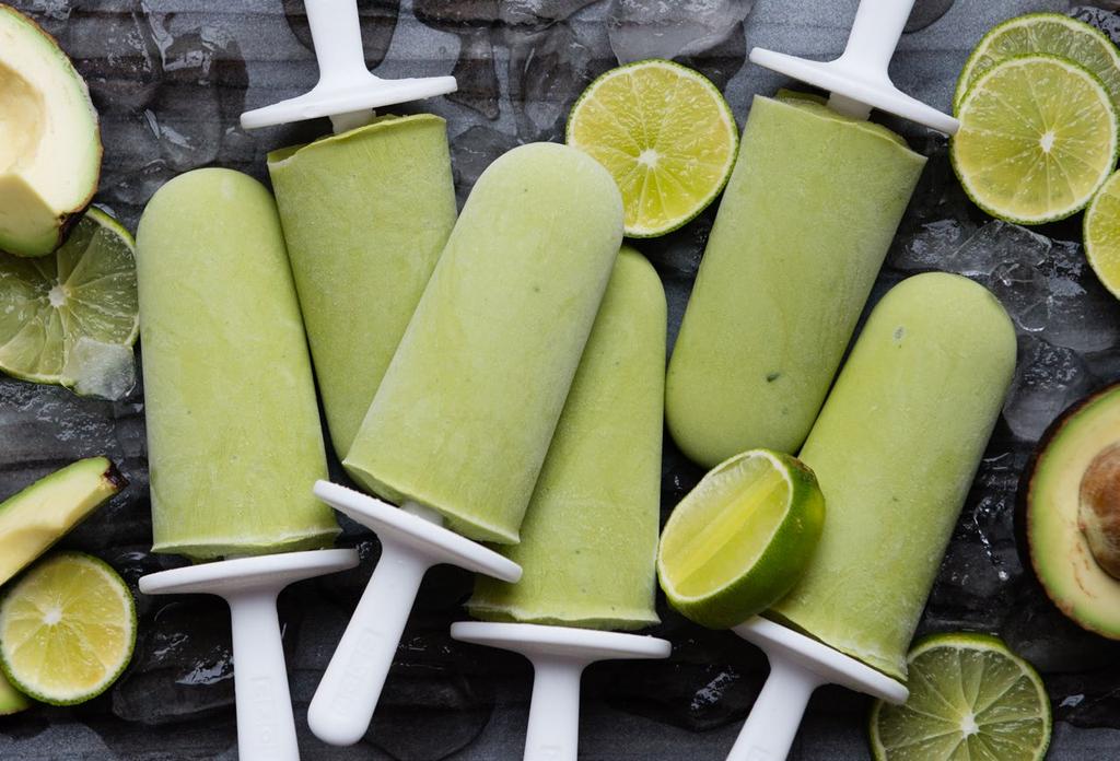 SERVES 6 KEY LIME SMOOTHIE popsicles These creamy pops feel extra decadent.