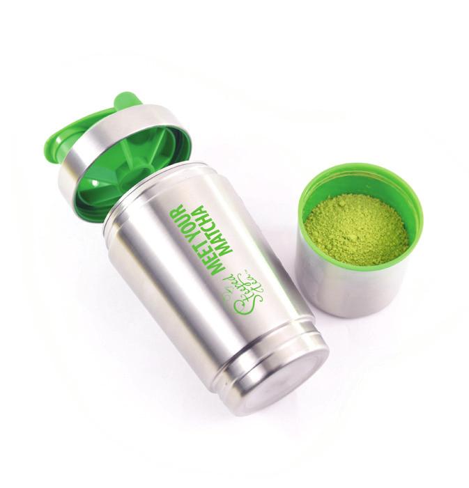 52 oz (100 g) Meet Your Matcha Shaker Shake up some iced matcha quick and easy. Carry it on the go.