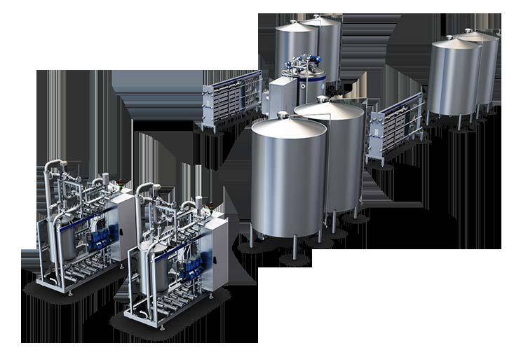 Benefits of single-stream blending A OneStep line with continuous single-stream blending has the following advantages: Low total cost of ownership Low