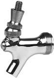 , all faucets attach to shanks with a standard thread size of 1-1/8 diameter, and 18 threads per inch pitch.