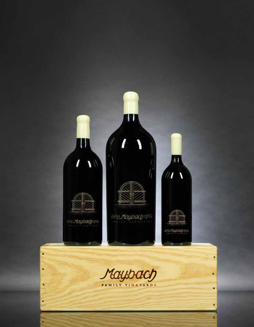 NEVER BEFORE RELEASED MAGNUMS, DOUBLE-MAGNUMS & IMPERIALS OF MATERIUM from MAYBACH FAMILY VINEYARDS (LOTS 854-868) The following 15 lots provide a once in a lifetime opportunity to acquire these