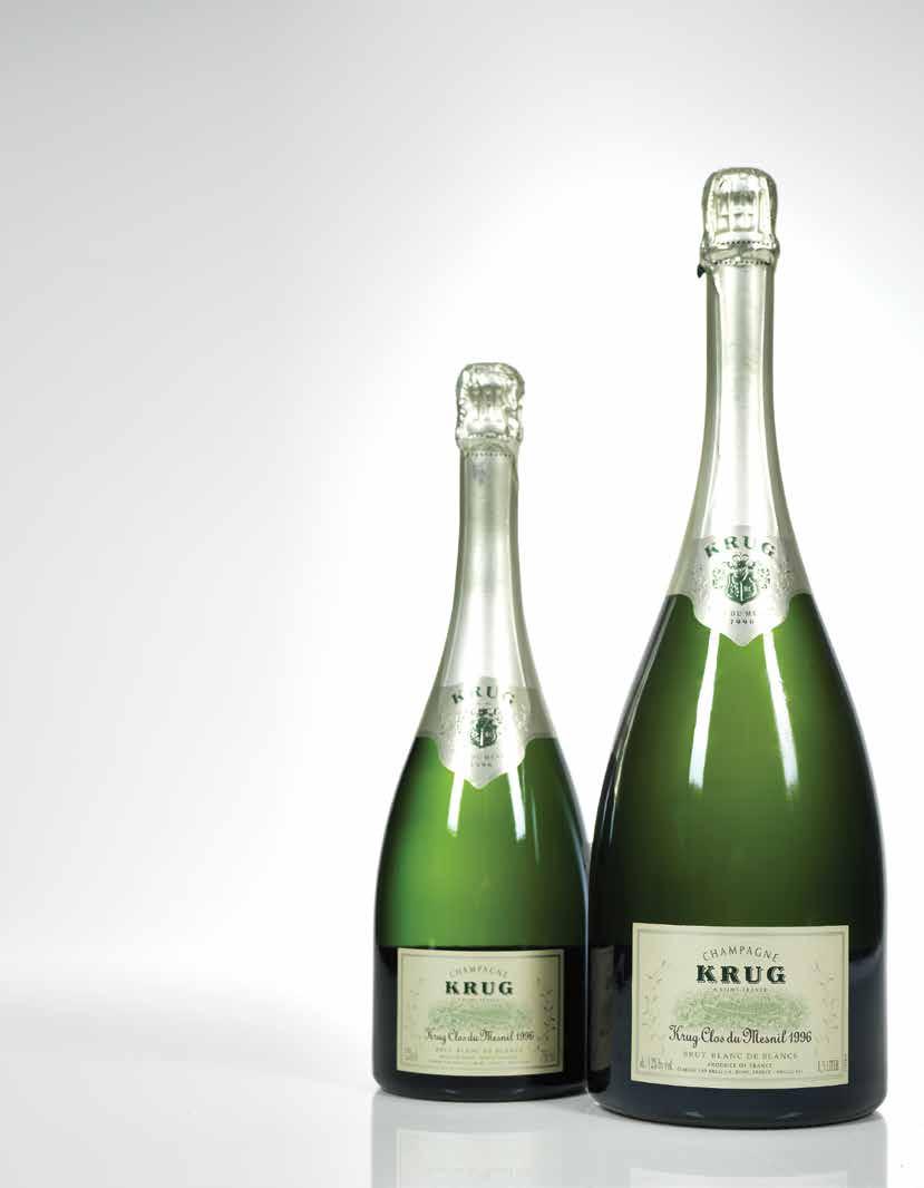 CHAMPAGNE Krug Krug Collection 1981 Champagne individual s into foil "This wine is so pure in style that one is dumbfounded...96." RJ 5/05. 522 2 magnums (1.
