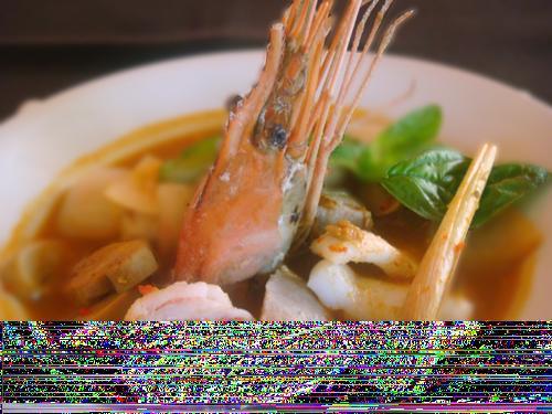 SOUP TOM YUM KUNG SOUP Mix seafood, prawn, fish,