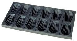 antiaderente Kit of pcs non sticking small pastry moulds 95500