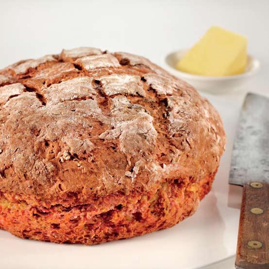 Beetroot & Persian Feta Dip Makes: 1 cup Corn & Beetroot Cobb Loaf Serves: 8 Let the kids help you make this delicious bread. They will be fascinated how the colour changes during baking.
