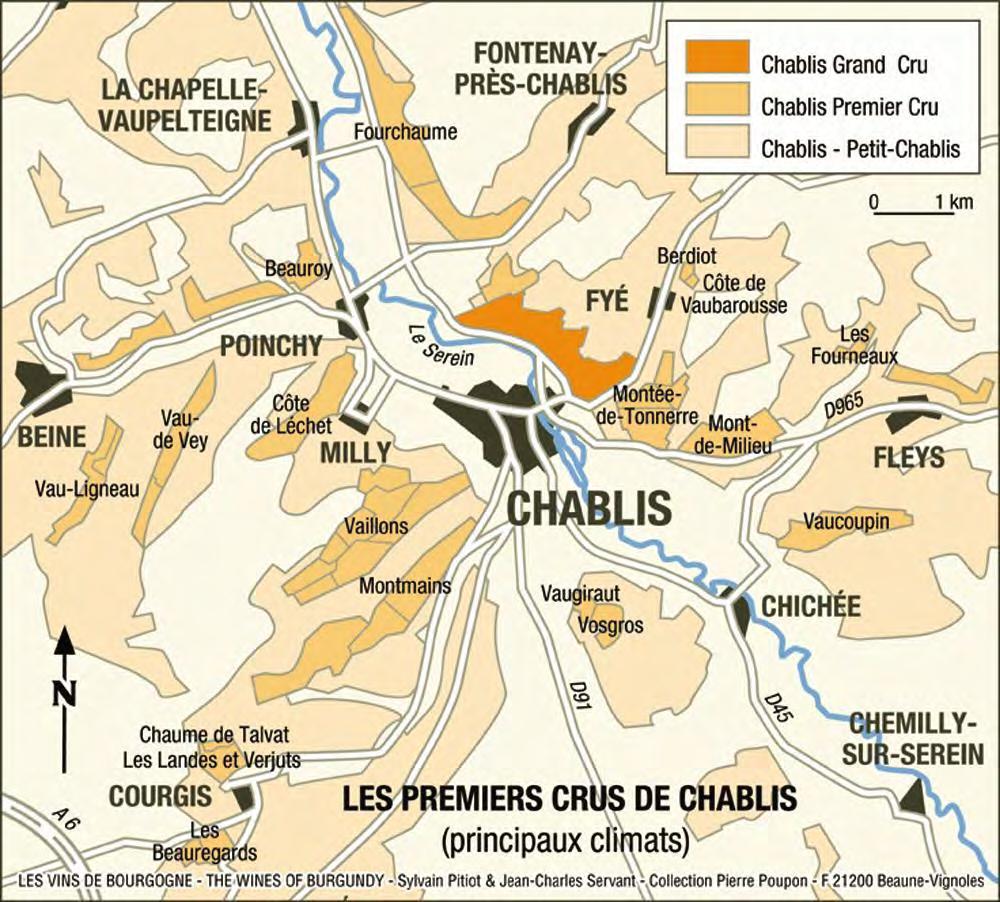 The Wine Regions of Burgundy: Chablis is a fairly small