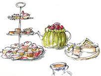 Cerise Afternoon Tea Menu A SELECTION OF INDULGENT FINGER SANDWICHES INCLUDING Severn Smoked and Salmon Wye and Valley Crème Smoked Fraîche, Salmon, Granary Beetroot Bread and Horseradish Relish,