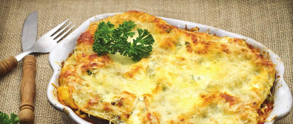 MEDITERRANEAN VEGETABLE LASAGNE LAYERS OF DELICIOUSNESS SERVES 8 DINNER -5- Preheat the oven to 220 C/fan200 C/ gas 7. Mix the aubergine, onion, pepper, garlic and half the oil in a bowl.