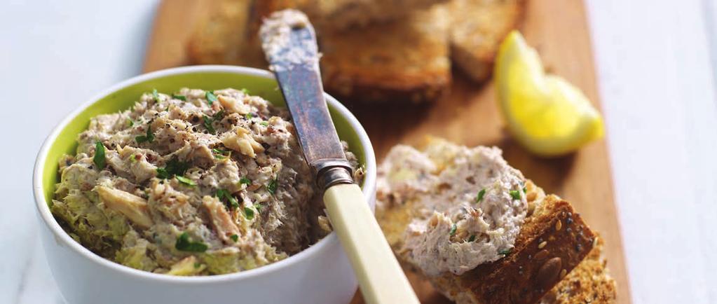 SARDINES ON TOAST GOOD OLD FASHIONED START TO THE DAY SERVES 4 BREAKFAST -3- Mash the John West Sardines, mayonnaise and lemon juice together in a bowl with a fork Toast the bread and spread your