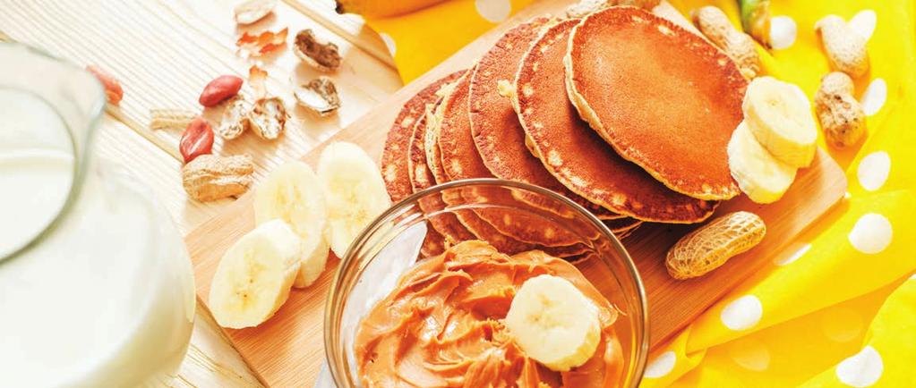 PANCAKES SWEET TREAT TO BEGIN YOUR DAY SERVES 6 BREAKFAST -7- Beat the eggs together in a mixing bowl Add the flour and beat until smooth Gradually add the milk until you have a smooth batter.