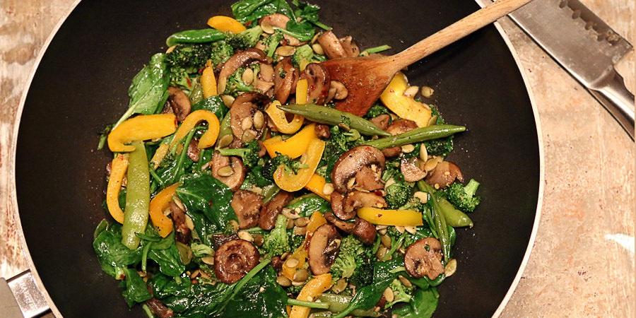 Vegetable Medley Yields 3 servings. Per serving, it is: 330 Calories, 30.7g Fats, 7.7g Net Carbs, and 6.7g Protein. Ingredients 6 Tbsp.