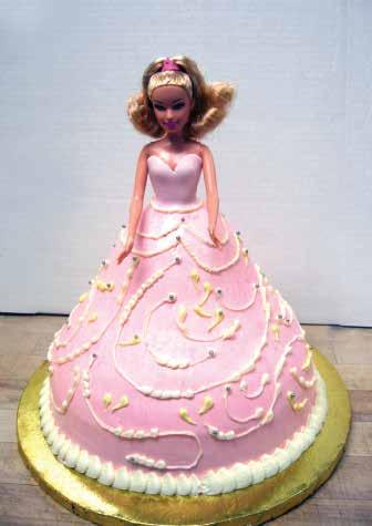 Kids Cakes-Barbie Doll 1 Size