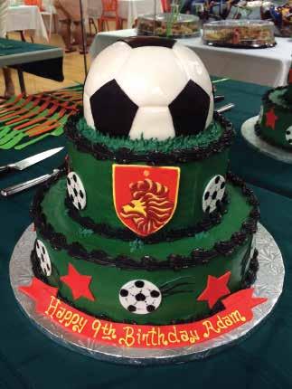 Sports Cake 8 and 12 Tiers